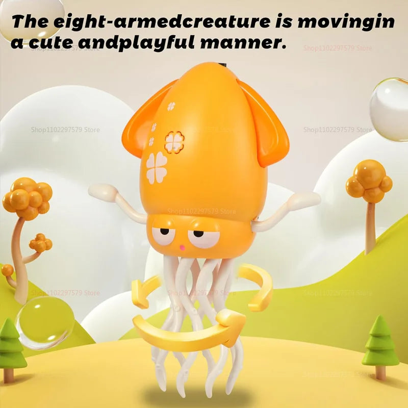 Magic Electric Dancing Octopus Toy – Interactive Light & Music Squid for Toddler Development, Kids Entertainment & Gifts