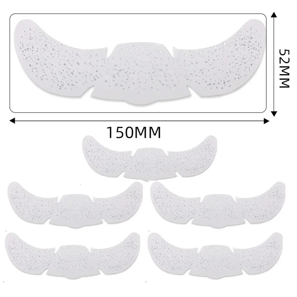 6pcs Hot Stamping Freckles Makeup Patches – Metallic Gold & Silver Temporary Tattoo Stickers for Face
