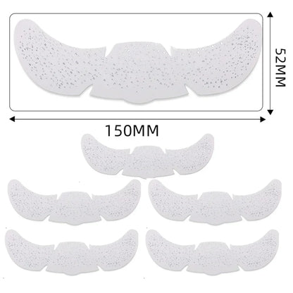 6pcs Hot Stamping Freckles Makeup Patches – Metallic Gold & Silver Temporary Tattoo Stickers for Face