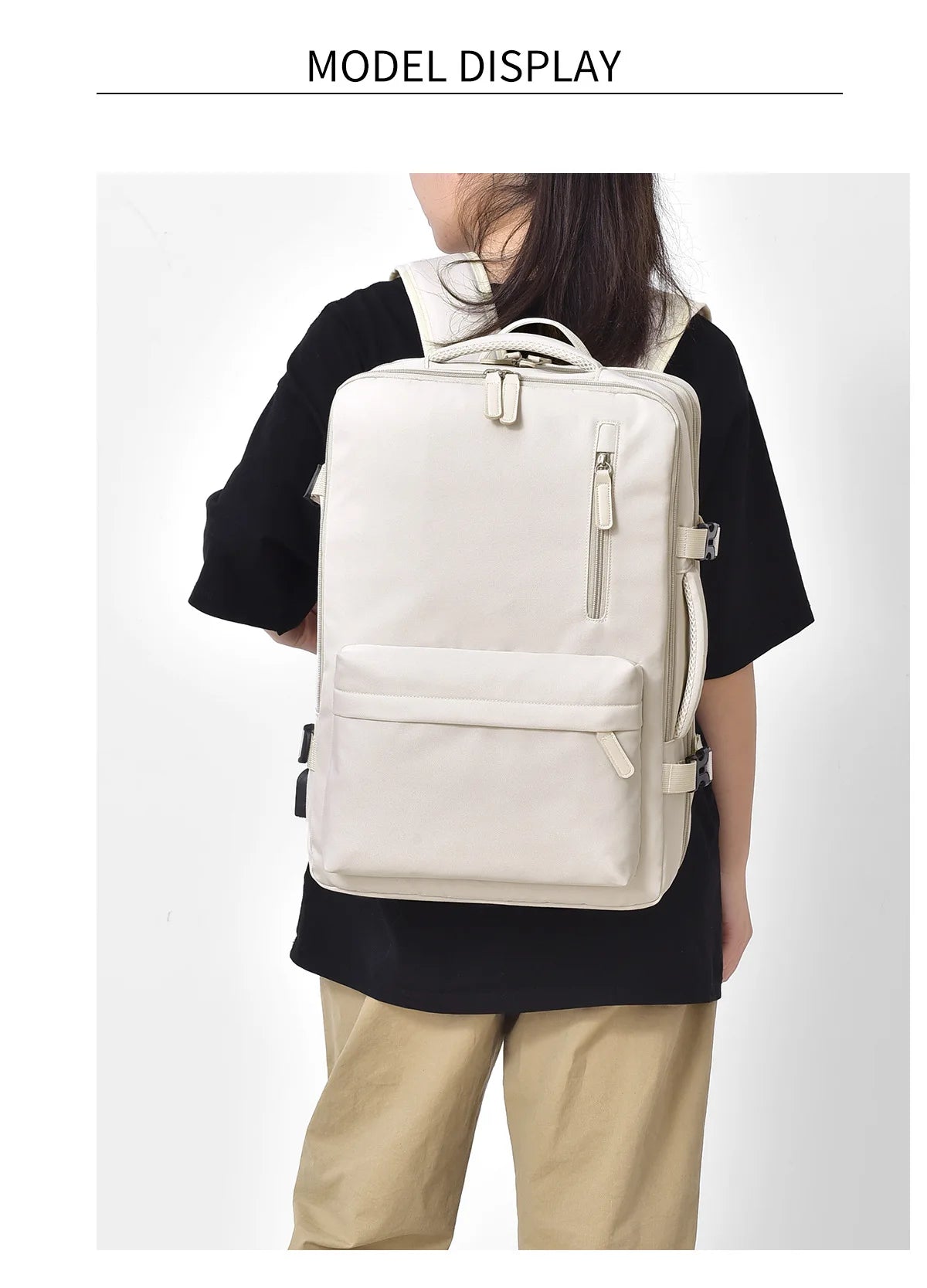 40x30x20 Cabin Backpack — Hand Luggage Laptop Bag for Airplane Travel, School, Men & Women