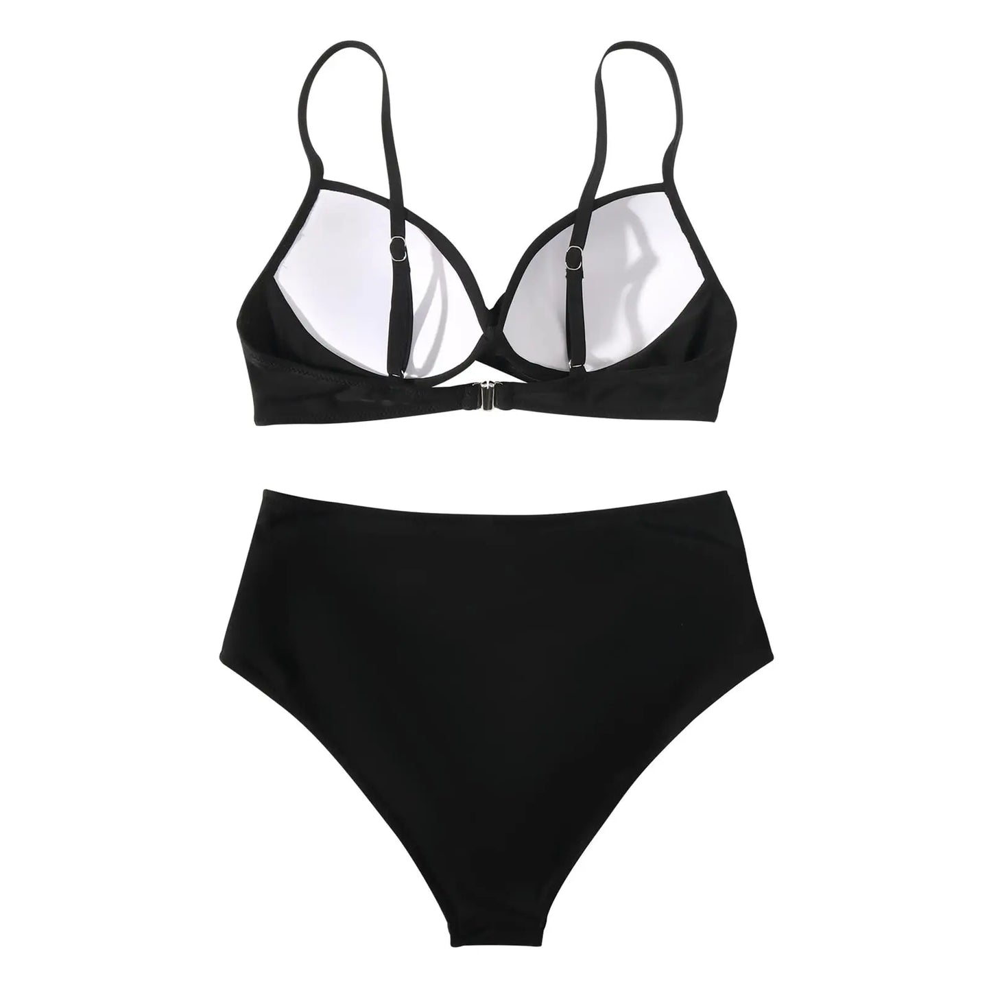Vintage High Waist Bikini Set 2025 – Women’s Push-Up Printed Swimwear Summer Beach Bathing Suit