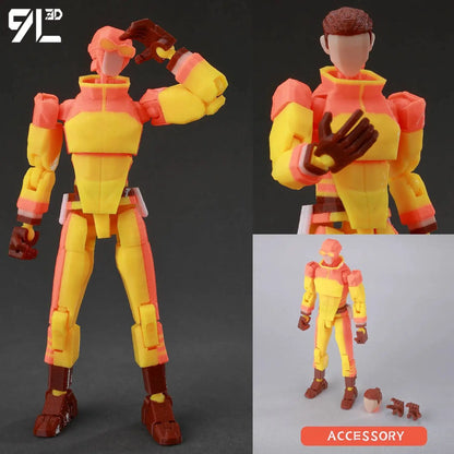 9L3D Lucky 13 Invincible Boy Action Figure – 3D Printed Multi-Jointed Poseable Anime Collectible Model Toy Gift