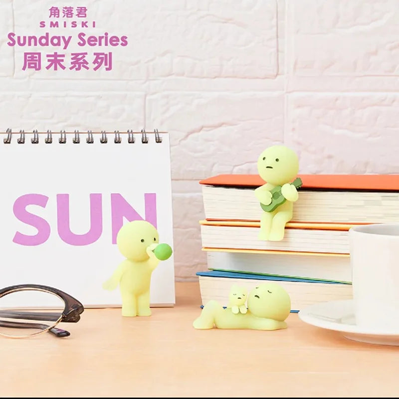 Genuine SMISKI Sunday Series Blind Box – Cute Handmade Elf Night Light Toy, Full Box with Hidden Figures