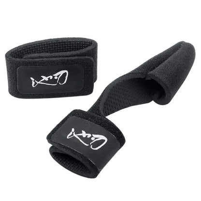 BRAVMACK Fishing Rod Elastic Protection Cap & Strap Set — Water Droplet Wheel Winding Rod Strap for Secure Fishing Rod Storage