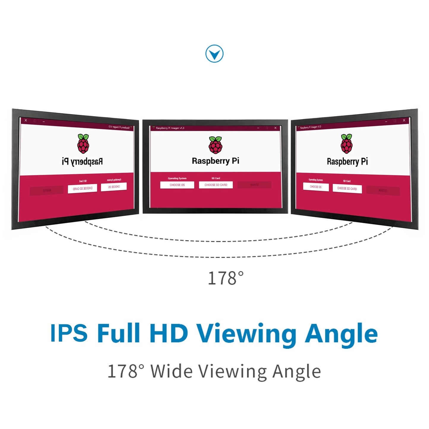 7 Inch Mini TFT Monitor – 1024x600 High-Resolution LCD Screen with HD/VGA/AV Input for Laptop & Home Security Camera