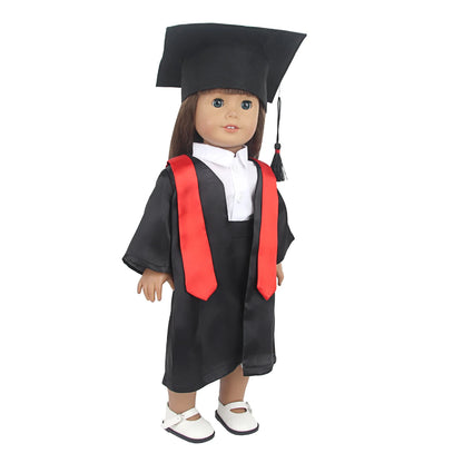 Doll Clothing Set – Firefighter, Student, Graduation, Artist & Athlete Outfits for 18-Inch American & 43cm Baby Newborn OG Girl Dolls