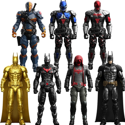 Rouno Original Batman Arkham Knight Deathstroke and Red Hood Blocks - DIY Building Action Figures, Perfect Model Dolls for Kids