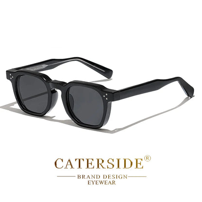 CATERSIDE Small Frame Square Sunglasses - Fashion Unisex Eyewear for Travel, Parties & Business