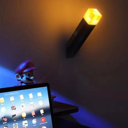 Brownstone Torch LED Night Light – USB Rechargeable Table Lamp for Game Room, Kids, and Festival Decor Gifts