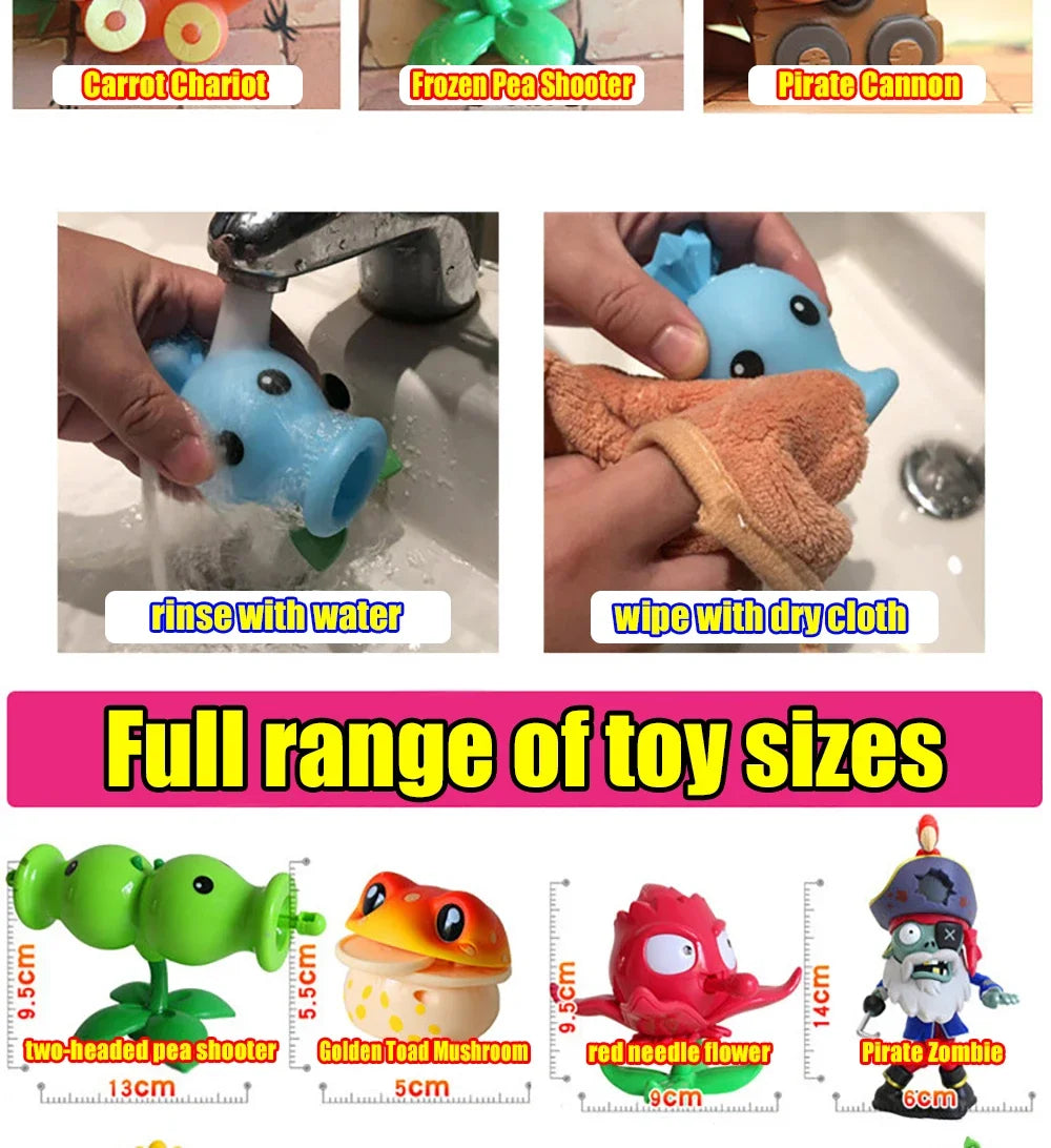 Plants vs Zombies PVZ Pea Shooter Boss Action Figure – Dave Allstar Toy Doll for Kids Gift