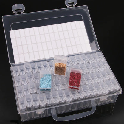5D DIY Diamond Painting Storage Box – Drill & Embroidery Accessories Organizer Case