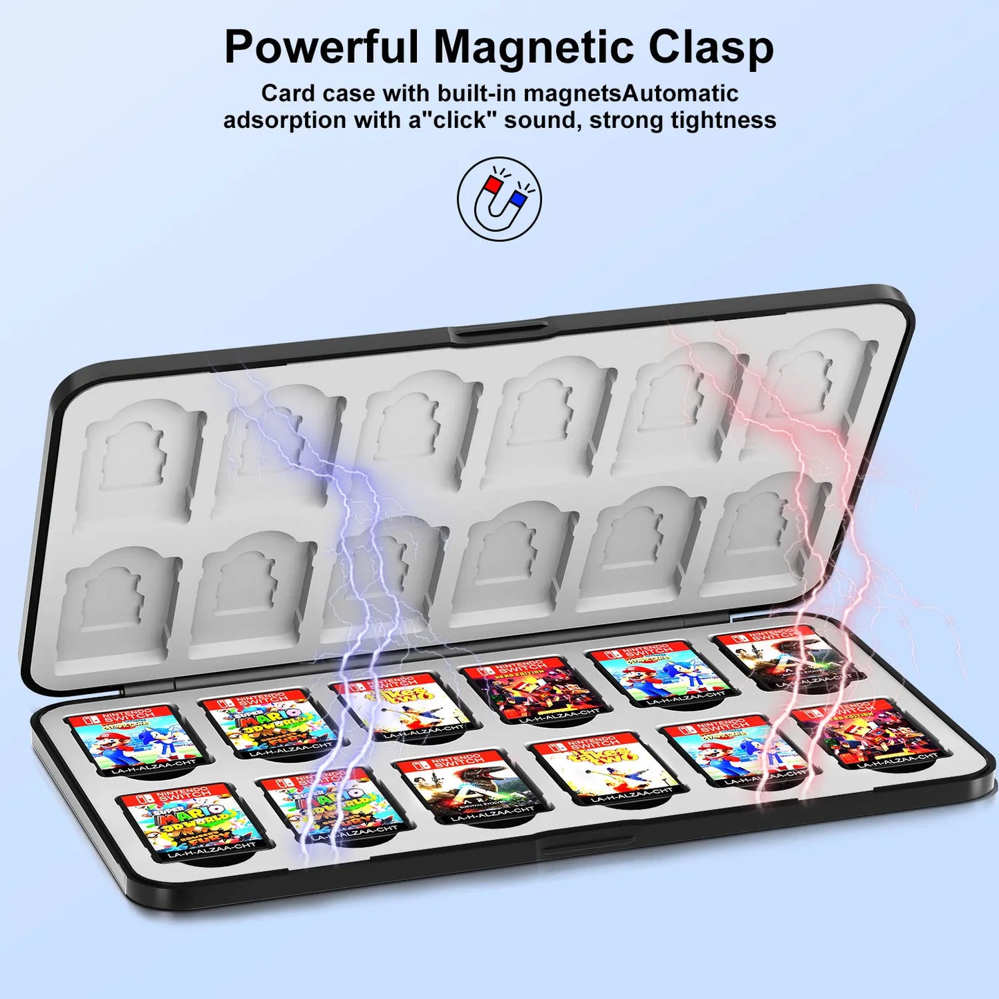 Nintendo Switch Game Card Storage Case – 96/72/48 Slot Holder for Switch, Lite & OLED