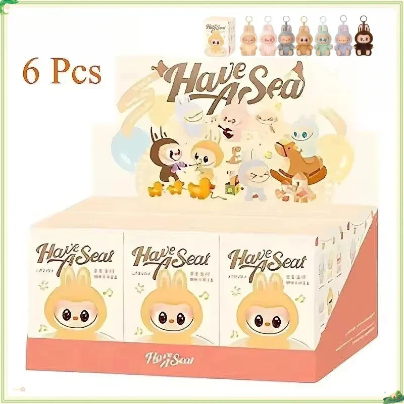 2025 Labubu V3 Generation Plush Toy – THE MONSTERS Vinyl Blind Box Series Heartbeat Macaron 3rd Edition