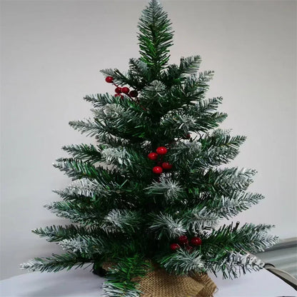 Mini Christmas Tree 45/60cm – PVC Tabletop Decorations for Family Christmas & Holiday Parties