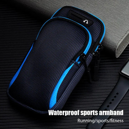 Universal Sports Armband Phone Case – Running Arm Holder for iPhone, Xiaomi, Huawei Phones Up to 6.5"-7.2"