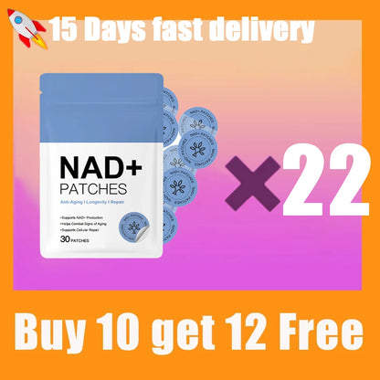 NAD+ Skin Care Patches – 30-Piece Set, Breathable Lightweight Daily Body Care Stickers