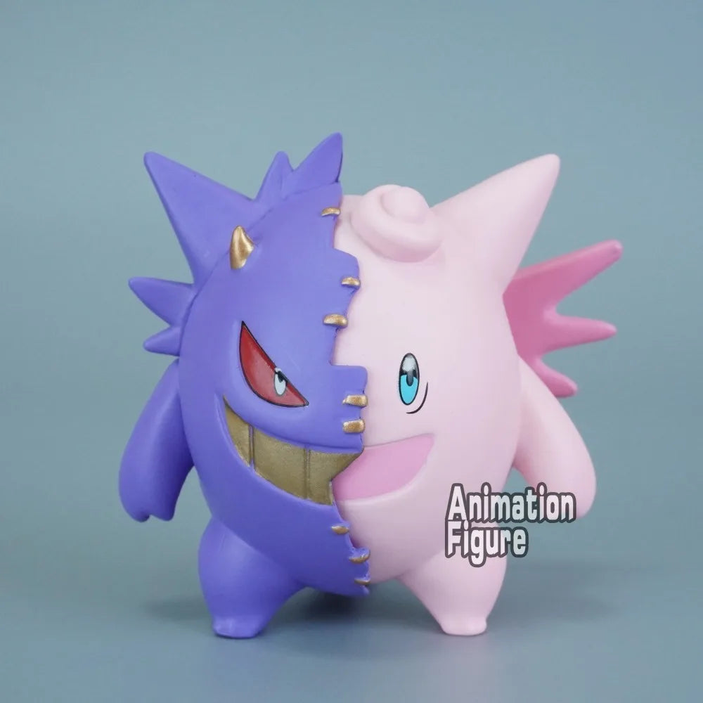 7.5cm Anime Pokémon Figures – Gengar & Clefable PVC Action Toys for Kids Collection & Gifts