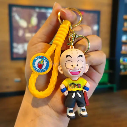 Kawaii Dragon Ball Z Keychain – Super Saiyan Goku, Bulma, Broly, Piccolo & Majin Buu Car Pendant Toy Gift