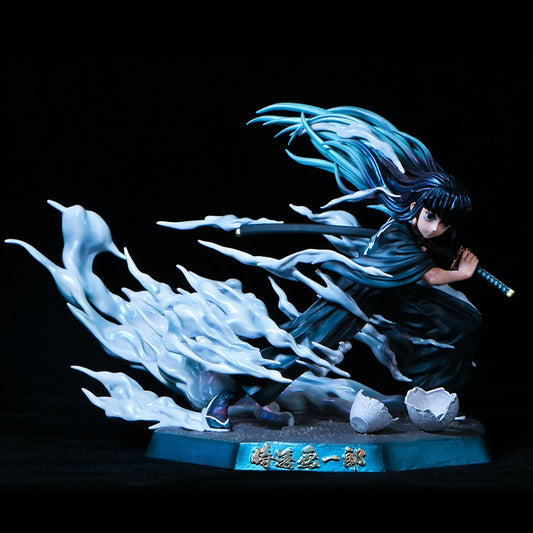 Demon Slayer Tokitou Muichirou 19cm PVC Action Figure — Anime GK Statue Collectible Toy, Kids & Fan Gift