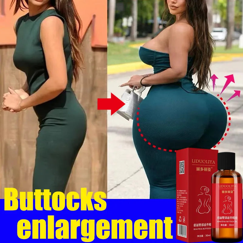 Buttock Firming Massage Oil - Moisturizing Hip & Body Care for a Smoother, Firmer-Looking Appearance