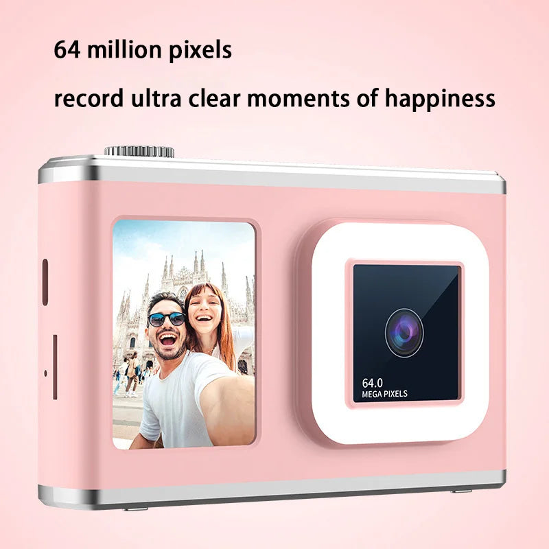 Xiaomi 64MP Digital Camera – HD Dual Lens with Zoom, Auto Focus, Smart Fill Light, Perfect for All Ages