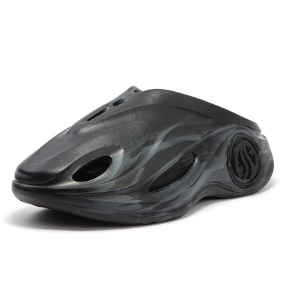 361 Degrees AG Aaron Gordon Whale 2 Men's Slippers - Soft Elastic Comfort with Thick Sole for Everyday Wear