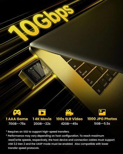 SHARGE M2 SSD Case 2230 – USB 3.2 Gen2 (10Gbps) NVMe Enclosure for Laptop, PS5, Game Console & Camera