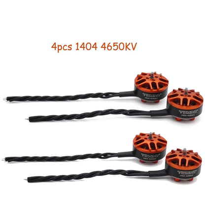 YSIDO 4PCS Brushless Motors for RC Drones - 1103 to 1604 Motor Series for FPV Racing Quads, Fixed-Wing Aircraft, and RC Quadcopter Accessories
