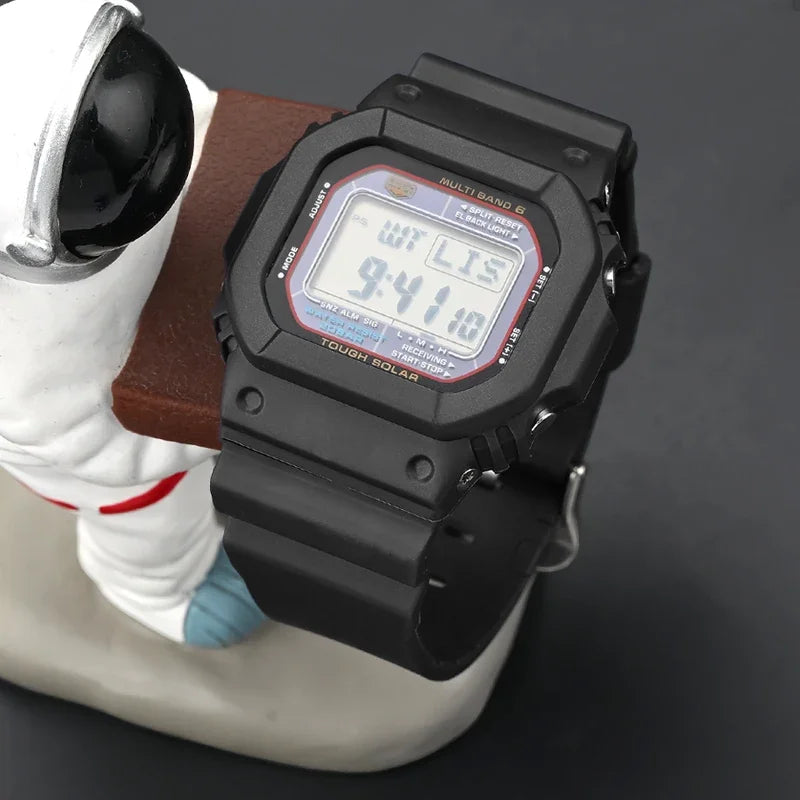 Matte Resin Bezel and Rubber Strap Set for Casio G-Shock DW-5600, GW-M5610, G-5000 & GWB-5600 - Replacement Watch Case and Band Accessories