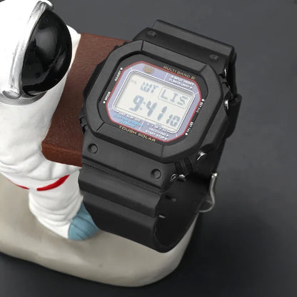 Matte Resin Bezel and Rubber Strap Set for Casio G-Shock DW-5600, GW-M5610, G-5000 & GWB-5600 - Replacement Watch Case and Band Accessories