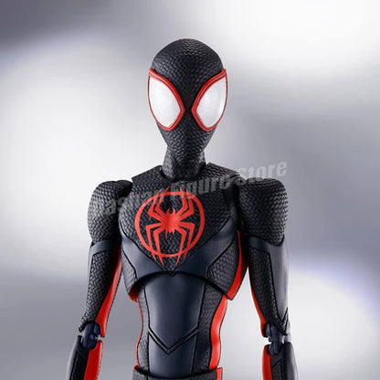 SHF Miles Morales Action Figure – Marvel Spider-Man Across the Spider-Verse Collectible Toy