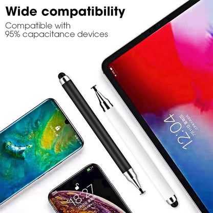 2-in-1 Universal Stylus Pen - Touch Screen Pencil for iPad, iPhone, Android & Tablets