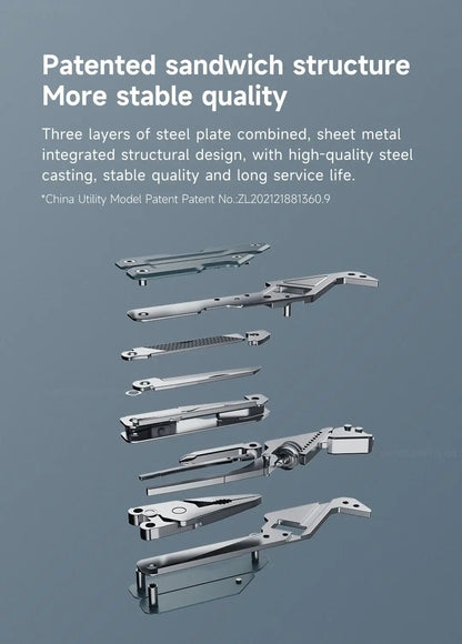 NexTool Light Wrench W2 Multitool – Folding Pliers, Large Spanner, Screwdriver & Portable EDC Home Repair Tool