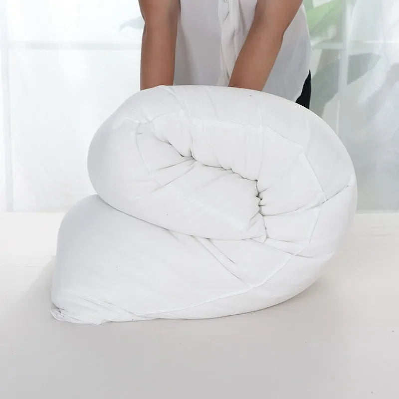 60x180CM Dakimakura Body Pillow – 60x170CM Long Hugging Pillow Core, White Cushion Cover for Anime Bedding & Sleep Support
