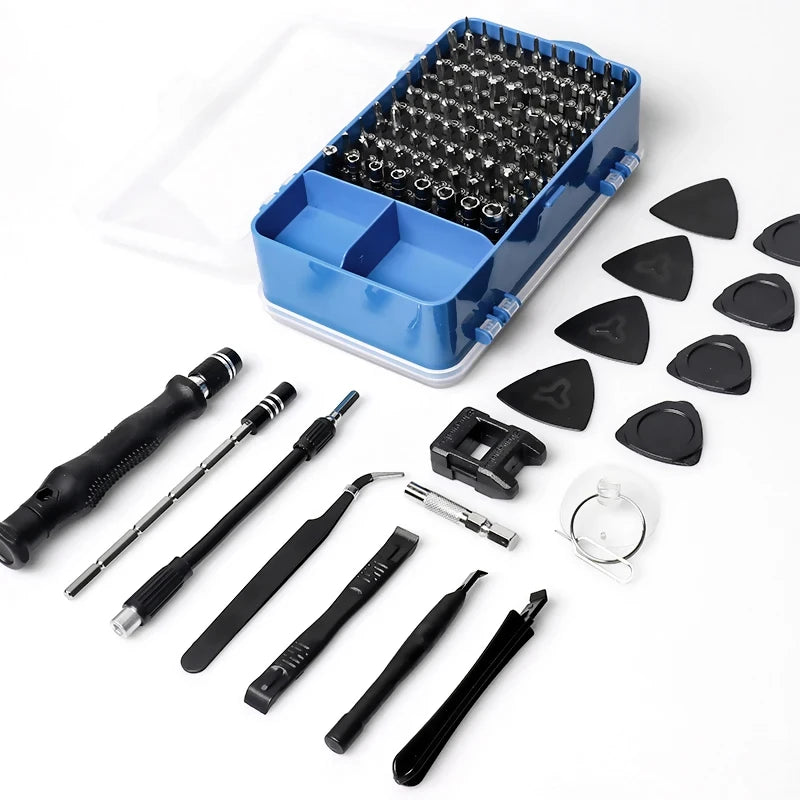115/117-in-1 Precision Screwdriver Set – Magnetic Hex Bits Hand Tool Kit for iPhone, Xiaomi, Mac & PC Repair