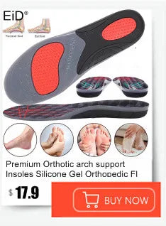 EiD Magnetic Therapy Foot Insoles – Soft Acupressure Sports Cushion for Men & Women