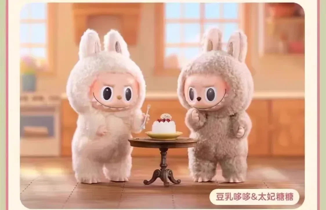 High-Quality Macaron 2 The Monsters Labubu Sitting Party Vinyl Plush Blind Box – Decorative Collectible Doll Gift