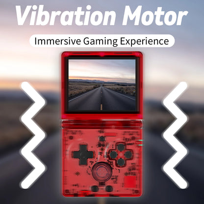 ANBERNIC RG35XXSP Flip Handheld Game Console – 3.5” IPS Display, 64GB, 64-Bit Linux, Online Play
