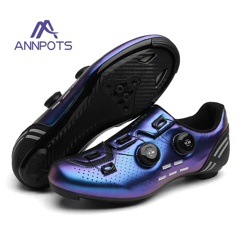 Non-Slip Mountain Bike Cycling Shoes - Unisex MTB Road Racing Sneakers for Men & Women Outdoor Riding