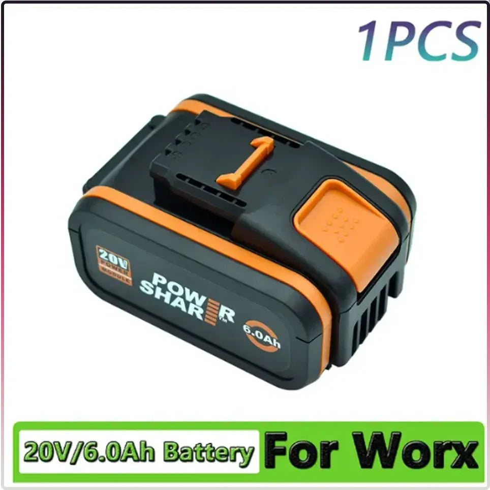 20V 4.0Ah Rechargeable Lithium Battery for WORX – Compatible with WA3553, WA3551, WA3553.1, WA3570, Electric & Garden Tools