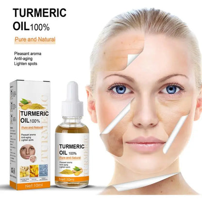 10ml Pure Turmeric Essential Oil – Natural Moisturizer for Brightening, Tightening & Anti-Aging