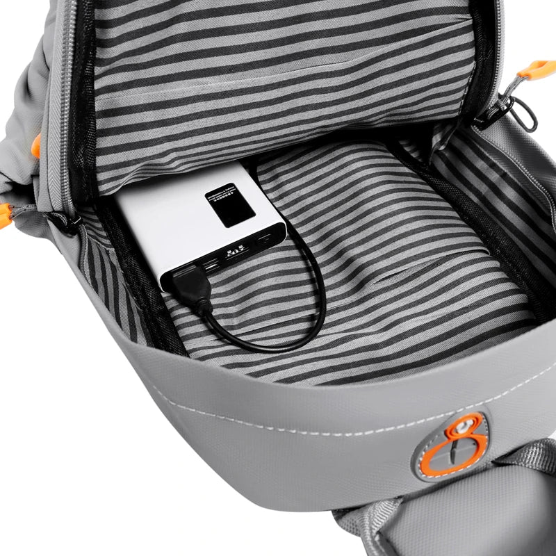 Waterproof Nylon Crossbody Bag for Men – Compact Chest Sling Shoulder Backpack for Travel & Outdoor Hiking