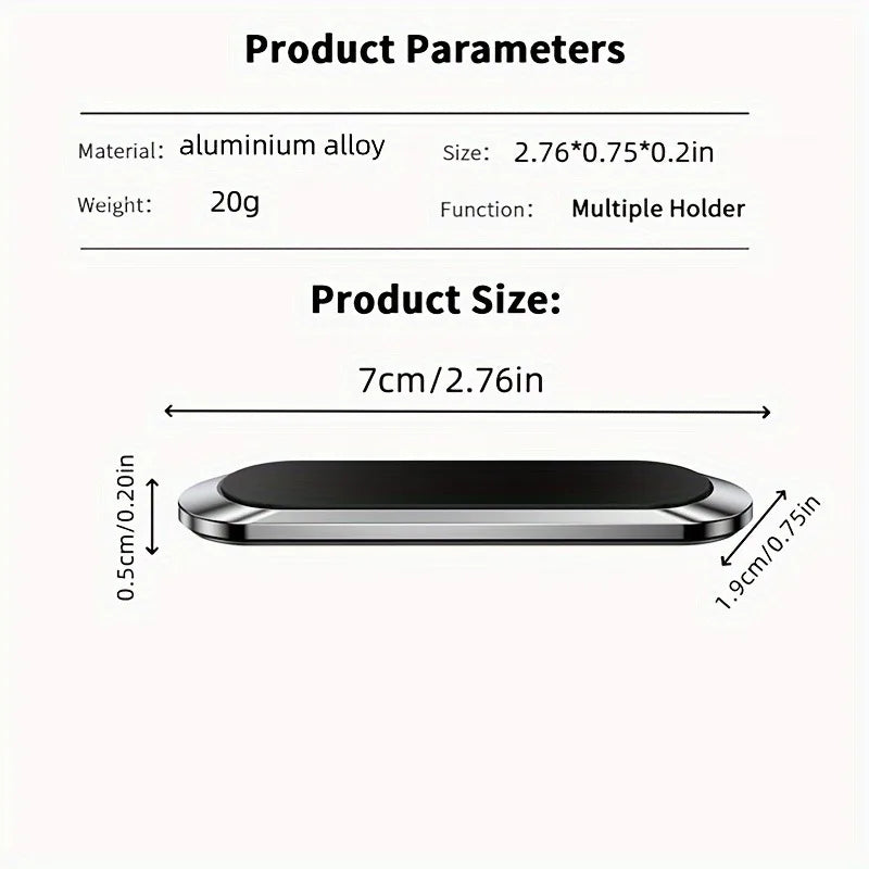 Magnetic Phone Mount for Car Dashboard - Universal Cell Phone Holder for Secure Hands-Free Driving