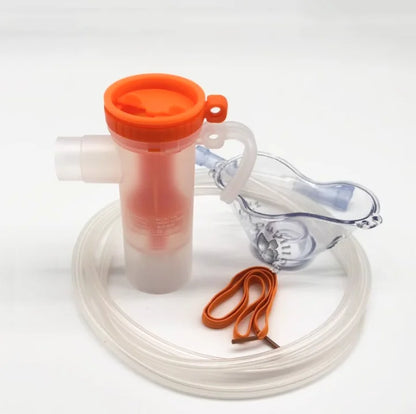 Portable Nebulizer Kit - Inhaler Mask, Filter & Spray Cup Accessories For Medical and Veterinary Care
