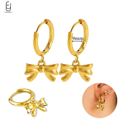 925 Sterling Silver Gold Tassel Earrings - Vintage Crystal Long Chain Hoop Jewelry for Women