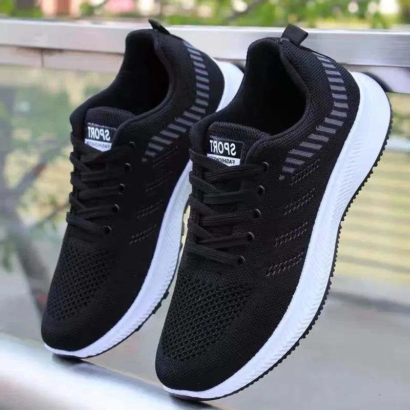 Men's Vulcanized Walking & Running Shoes, Unisex Lightweight Tennis Sneakers, Breathable Athletic Sports Shoes