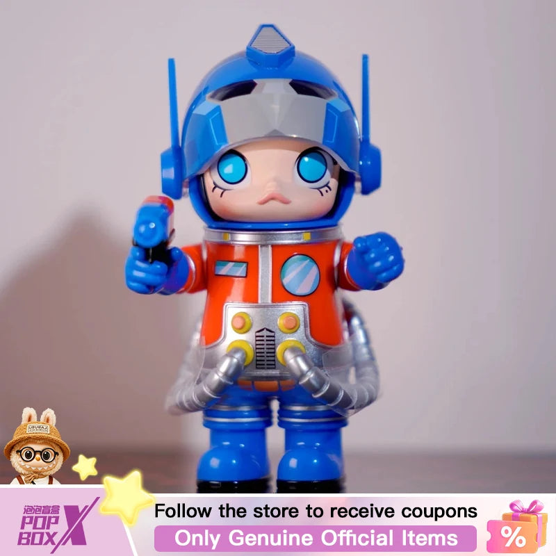Popmart Mega Space Molly 100% Anniversary Series — 4th Gen Blind Box Collectible Action Figure Toy, Mystery Gift Model