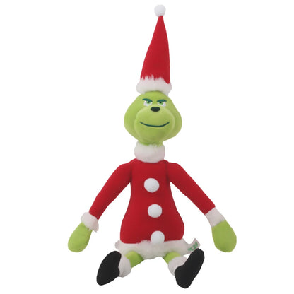 Green Shaggy Anime Figure – Green-Haired Monster Plush Doll, Christmas Decoration & Birthday Gift for Kids