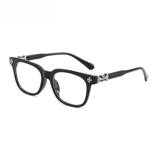 Classic Square Anti Blue Light Reading Glasses – Vintage Style Computer Eyeglasses for Men & Women, Prescription Friendly Blue Light Blocking Frames