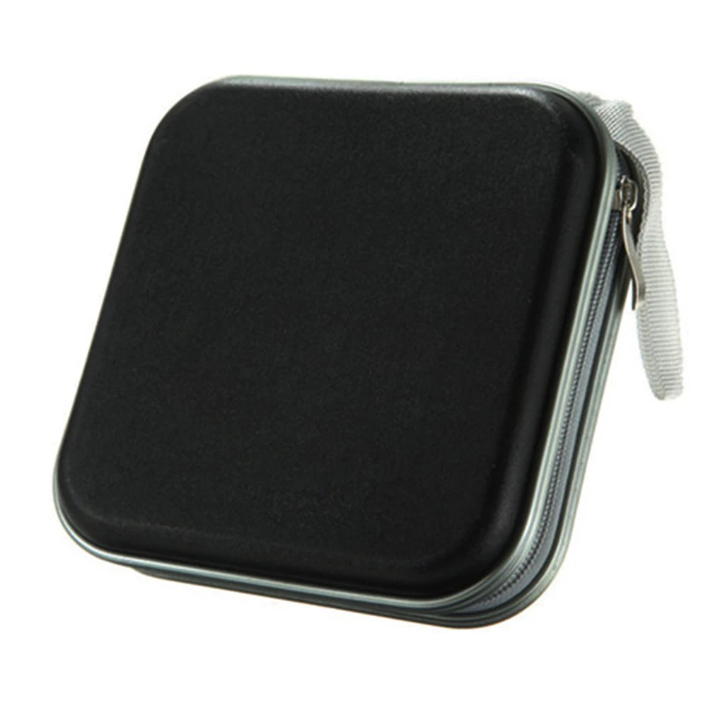 80/40-Piece CD DVD Storage Organizer - Large Capacity Zipper Disc Wallet Case for CD, DVD & VCD Collections